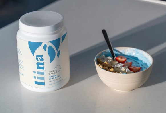 Liina: The Best Tasting Blue Spirulina Powder (Awesome Recipes Below!)